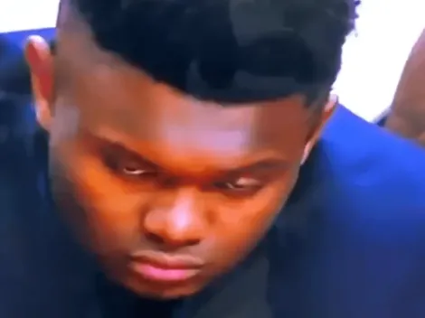 ¡Despierta! Zion Williamson se durmió en la banca en pleno partido