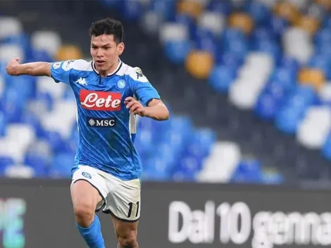 Chucky Lozano jugó en una nueva de Napoli