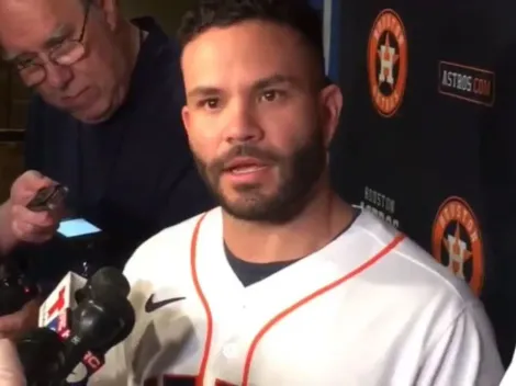 José Altuve habló con los medios para aclarar el escándalo de robo de señas