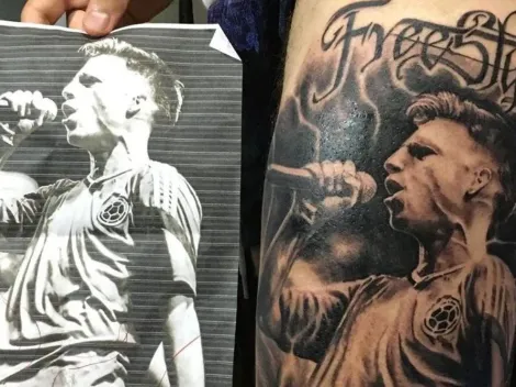 Se tatuó a Wos en la pierna y el resultado es impresionante