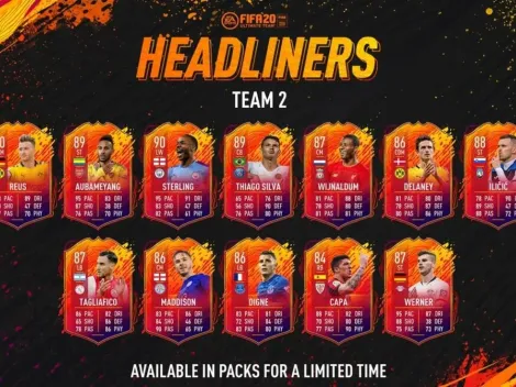 Headliners Equipo 2 ya disponible en el Ultimate Team del FIFA 20