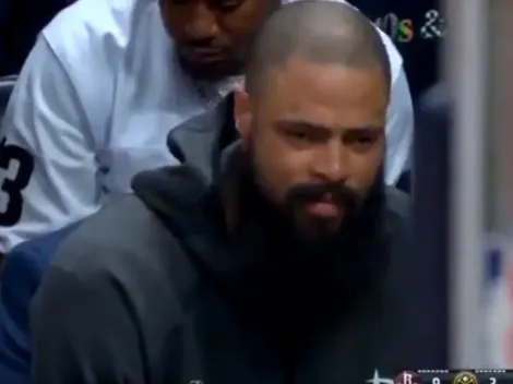 Dolor e indignación: el llanto de Tyson Chandler en medio del partido por la muerte de Bryant