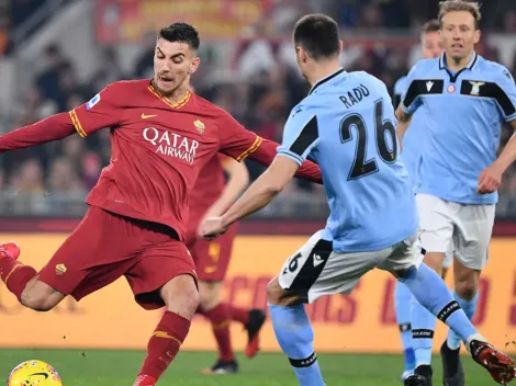 Roma y Lazio empataron en un clásico que nos regaló el gol más extraño