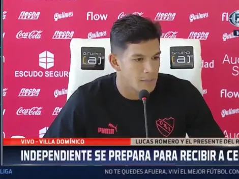 Lucas Romero: "Fuimos superiores a Boca, incluso diez contra diez"