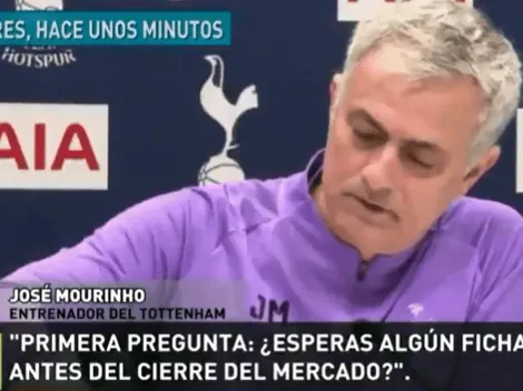 Lo amamos: Mourinho no necesita periodistas y él hizo su primera pregunta