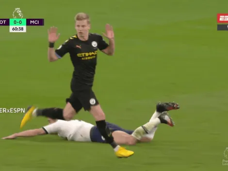 Zinchenko vio la doble amarilla y dejó al City con uno menos