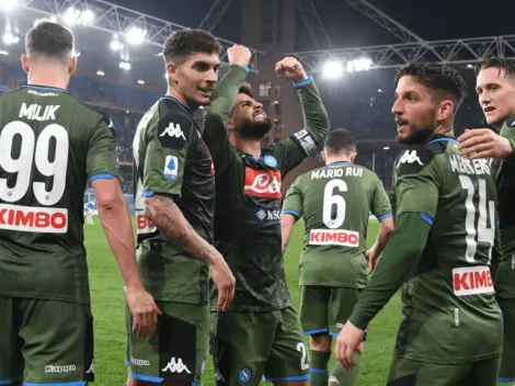 Golazos por doquier: Napoli le ganó un partidazo 4-2 a Sampdoria 