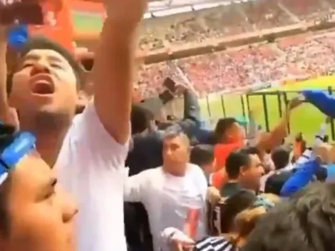 VIDEO: la hinchada del Cruz Azul festejaba la victoria, pero en el final Leo Fernández arruinó todo