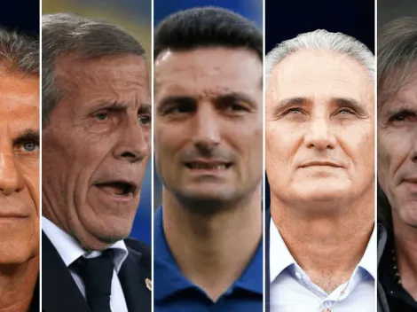 Listado con los sueldos de los técnicos de las selecciones latinoamericanas