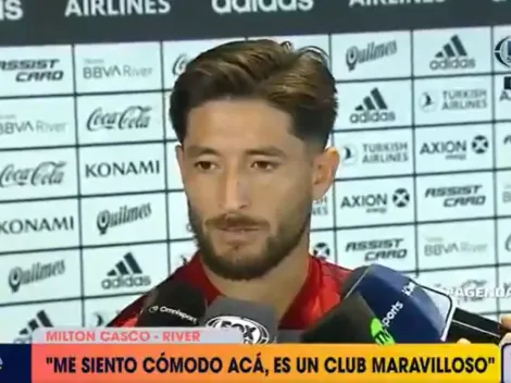 Casco, sobre la Selección: "Ojalá tenga la oportunidad de ser convocado"