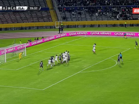 ¡Qué golazo, por favor! El tiro libre de Murillo para el 1-0 ante Flamengo