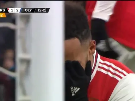 Video: Aubameyang lloró tras errar un gol en la última con el Arsenal