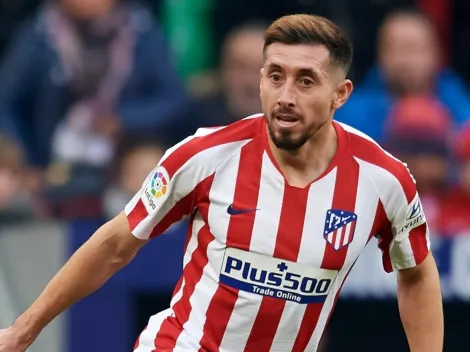 Golazo de Héctor Herrera en el entrenamiento del Atlético Madrid