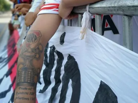 Juan Cortese sacó una foto y descubrió sin querer un insólito error en un tatuaje de River