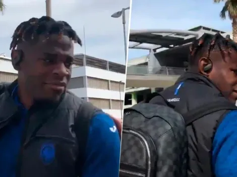 "¿Qué pregunta es esa?": Duván Zapata, enfadado a su llegada a España