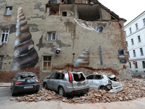 Fotos: en plena cuarentena, hubo un fuerte sismo en Croacia