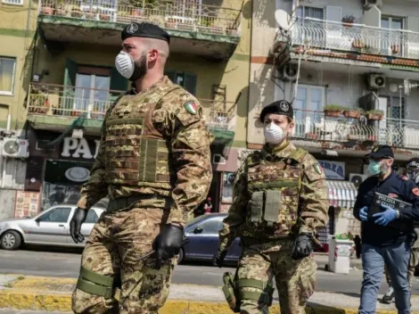 Furia en Italia por quienes no respetan la cuarentena: "Les mandamos policías con lanzallamas"