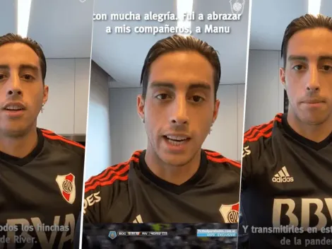 Funes Mori le mandó un mensaje a todos los hinchas de River