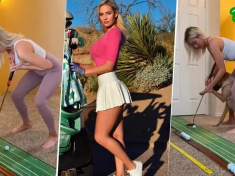 Paige Spiranac, la exgolfista que la está rompiendo en cuarentena