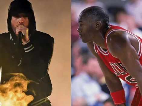 Eminem retó a Jordan, pero Michael no lo tomó bien