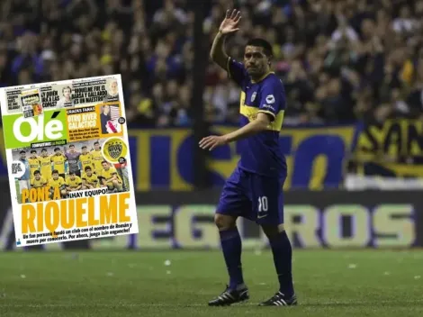 Todo por Riquelme: diario Olé de Argentina dedicó su portada de domingo a equipo peruano