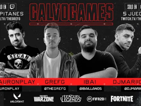 Los 'Calvogames': el stream benéfico que juntara a Grefg, Auronplay, Ibai y DjMariio