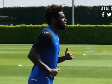 A full: así se entrena Duván Zapata, tras volver a prácticas con Atalanta