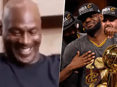 ¿Jordan riéndose de LeBron diciendo que es el G.O.A.T? El video del momento