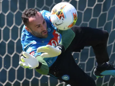 Intacto: David Ospina volvió a demostrar sus atajadas con el Napoli