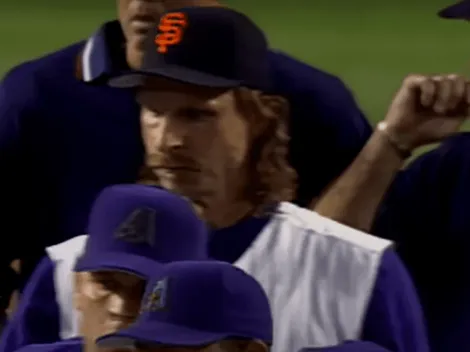 El día que Randy Johnson terminó con la gorra del rival tras pelea campal