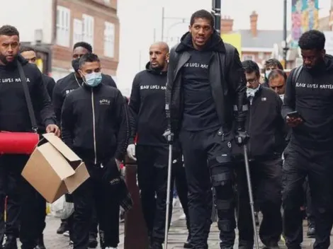 "Recuerda que el virus del que estamos hablando es el racismo": Anthony Joshua