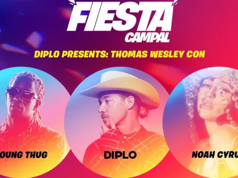 Fortnite anuncia un nuevo evento en vivo de Fiesta Campal con Diplo, Young Thug y Noah Cyrus