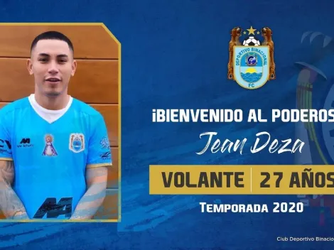 En lugar de Manco: Jean Deza es nuevo jugador de Binacional de Juliaca