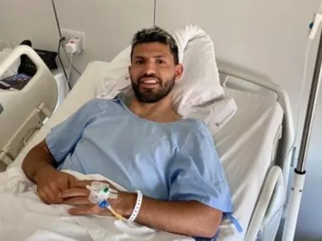 El Kun Agüero desde el hospital: "Todo salió bien"