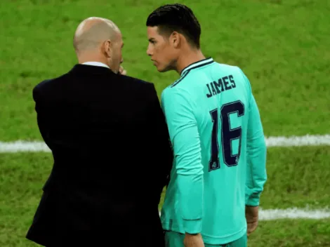 Zidane volvió a responderle a James: "Está diciendo la verdad, no me molesta"