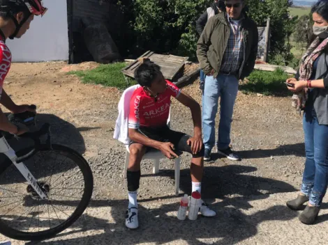 Pésimas noticias: Nairo Quintana se accidentó entrenando en Boyacá