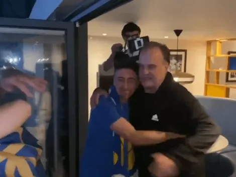 Lágrimas, abrazos y fiesta: el festejo de Bielsa con sus jugadores