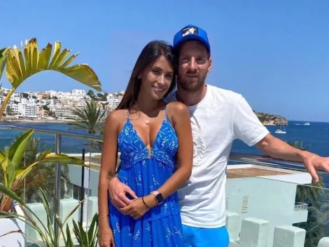 Con Antonela y usando barbijo: las 3 fotos que subió Messi en sus vacaciones