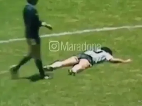 "¿Por qué camina así Maradona?", el video que la rompe en Twitter