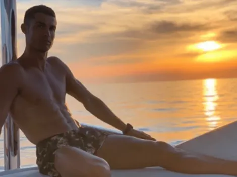 Cristiano Ronaldo subió un video buceando y pidió que lo llamen Neptuno