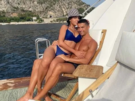 Acaramelados y enamorados: Georgina Rodríguez publicó una foto besando a Cristiano