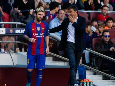 A Luis Enrique le preguntaron cómo convencer a Messi para que siga en Barcelona