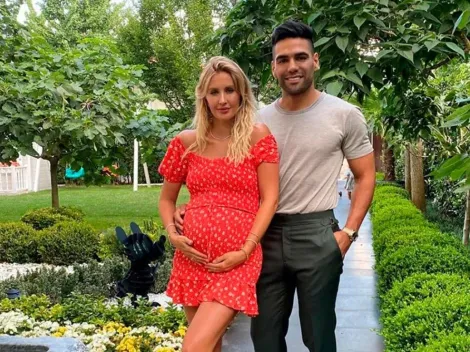 La cuna del Tigre: Lorelei y Falcao lucieron el lugar donde descansará su bebé