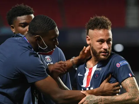 Foto que sorprende: así se fue Neymar del Estadio da Luz