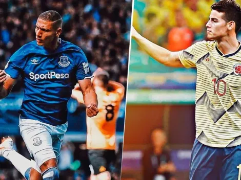 El sugerente 'like' de bienvenida que metió Richarlison a James en Twitter