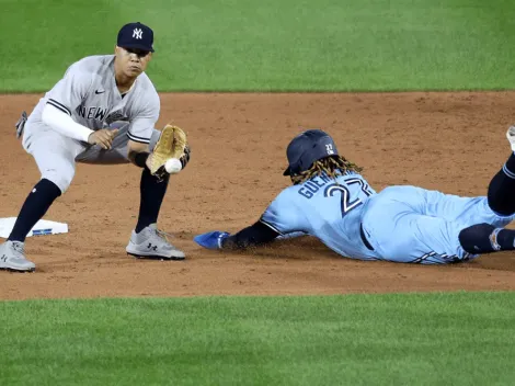 Los Yankees están tan mal que hasta Vladdy Jr. les roba una base