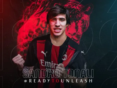 Tardó en llegar: Milan hizo oficial el fichaje de Sandro Tonali