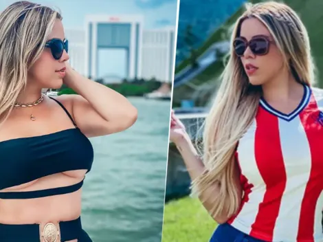 Ella es Cindy Marchena, fanática de Chivas y del Real Madrid