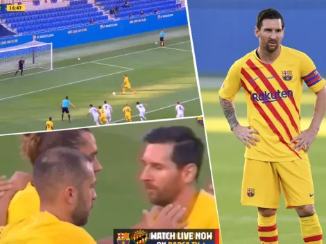 Messi se lo dejó para que agarre confianza y Griezmann de penal puso el 2 a 0 del Barcelona