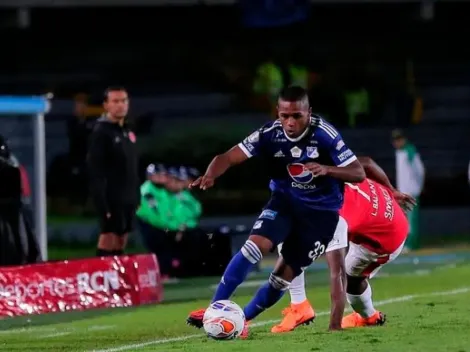 Juan Salazar anotó, pero Millonarios ya pierde 1-2 con Once Caldas